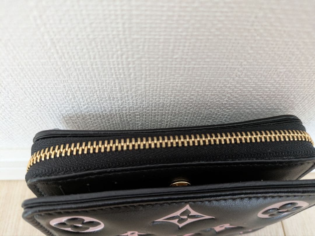 ルイ・ヴィトン財布 ポルトフォイユ・ルーM12378 ブラック ピンクレディース