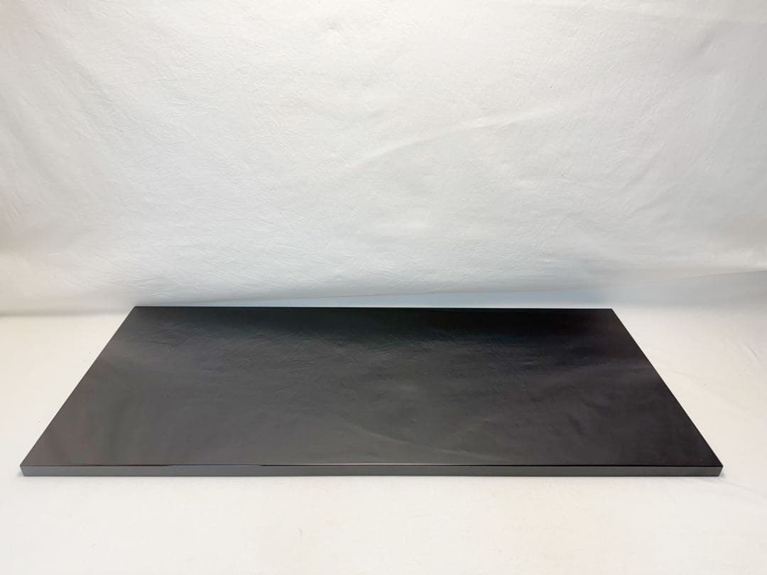 未使用 茶道具 塗師 大徹作 輪島塗 漆長板 壱双 共箱