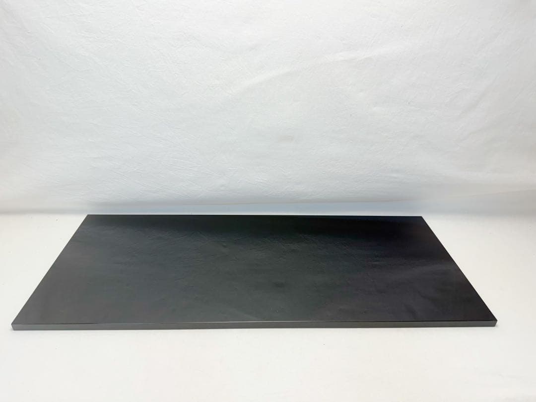 未使用 茶道具 塗師 大徹作 輪島塗 漆長板 壱双 共箱