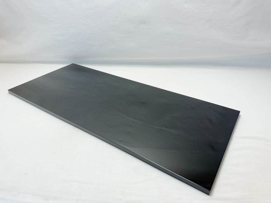 未使用 茶道具 塗師 大徹作 輪島塗 漆長板 壱双 共箱