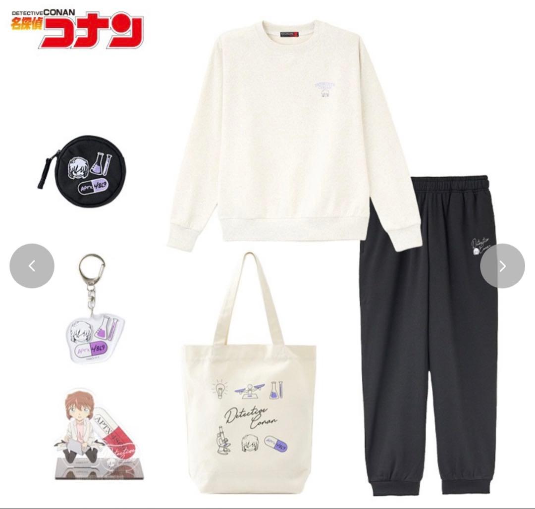 【新品未開封】しまむら限定　名探偵コナン 灰原６点セット　メンズ　Ｌサイズ