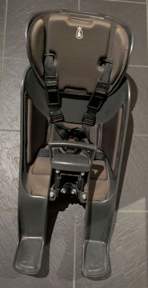 bikke自転車用フロントチャイルドシート ダークブラウン