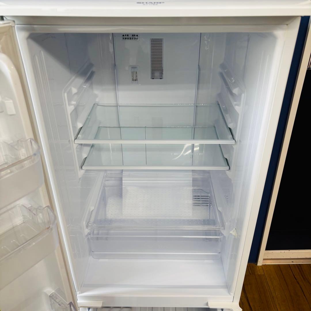 SHARP 167L 冷凍冷蔵庫 SJ-17E5-KW 2018年製