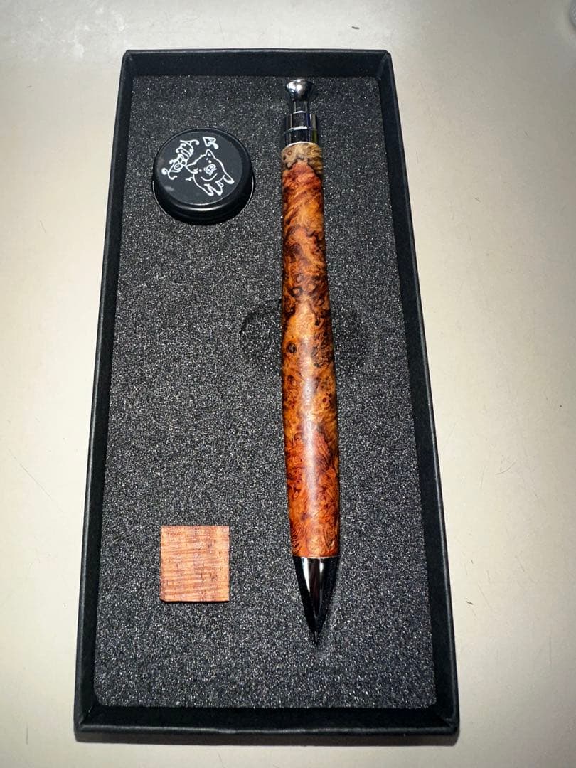 こぶた工房 極上 花梨瘤杢 シャープペンシル0.5mm