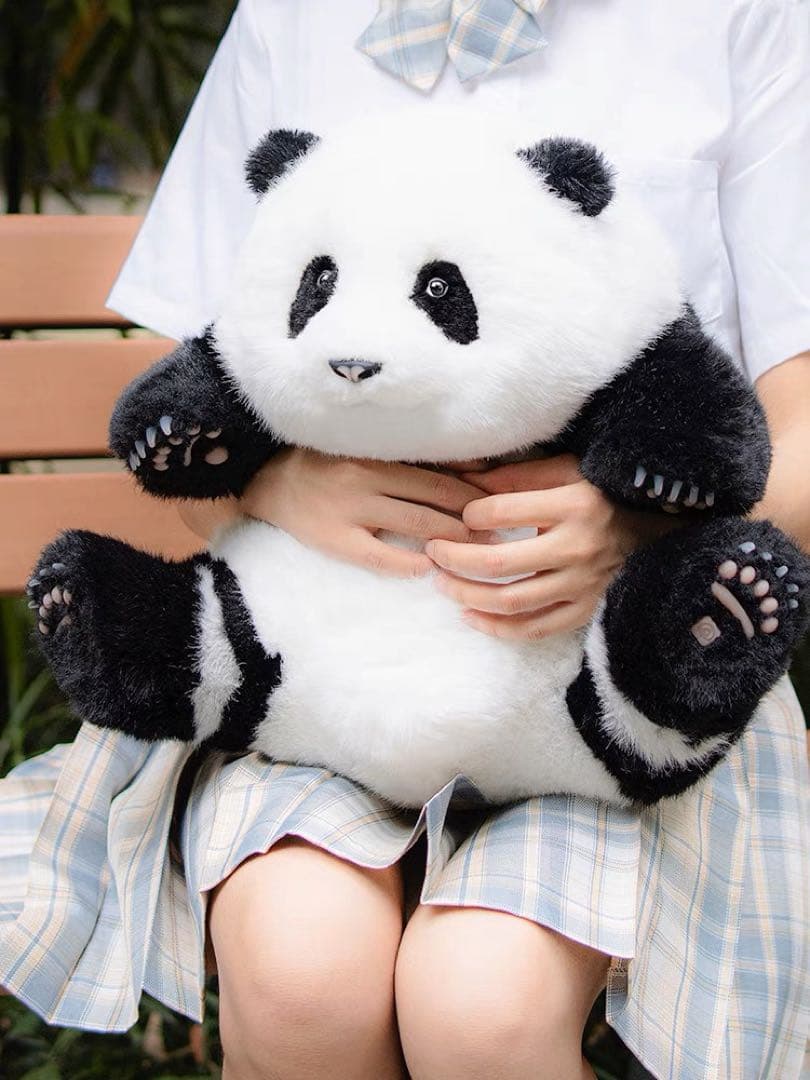 可愛いパンダぬいぐるみ肉球付き