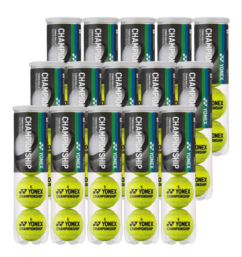 ヨネックス テニスボール チャンピオンシップ (1箱60球/5ダース)