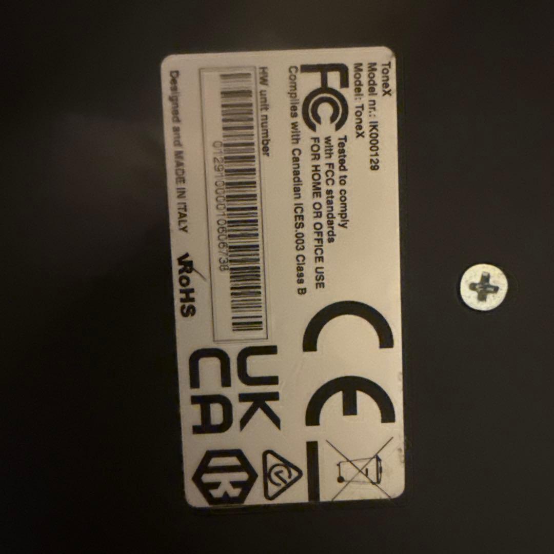 【最後の値下げ／ほぼ未使用】AmpliTube TONEX ギターエフェクター