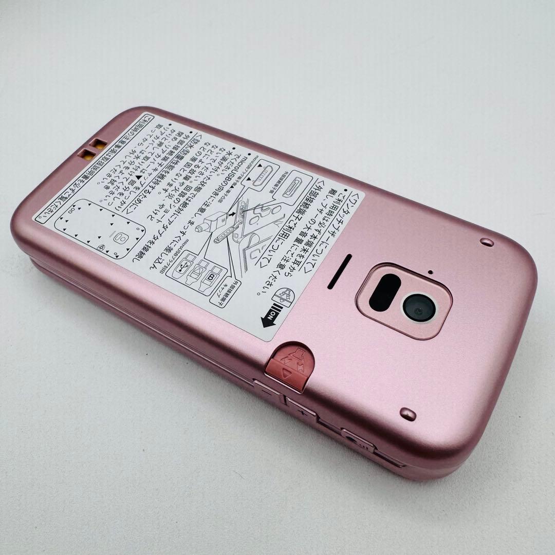 【未使用】らくらくホン docomo F-01M ピンク 携帯電話本体