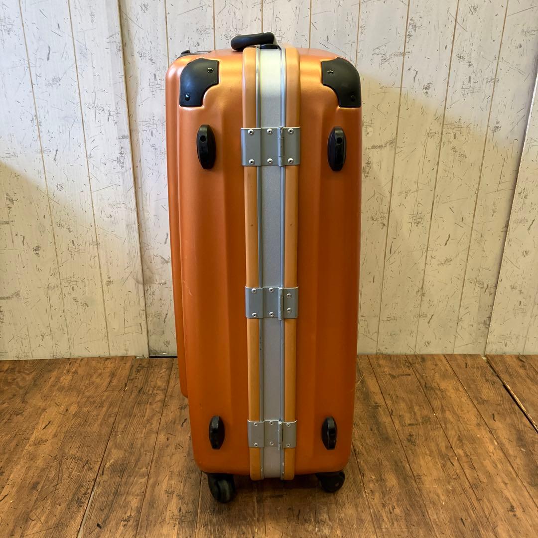 exact 大型 大容量 スーツケース オレンジ キャリーケース 4輪キャスター