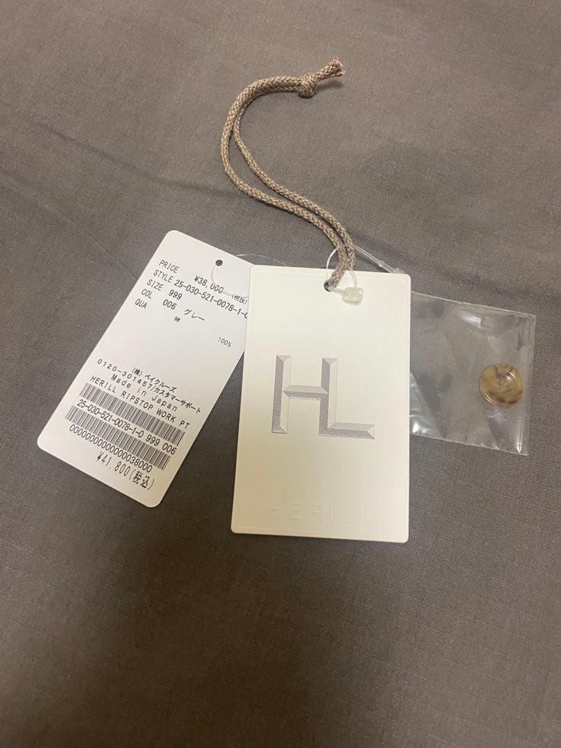 【HERILL/ヘリル】RIPSTOP WORK パンツ