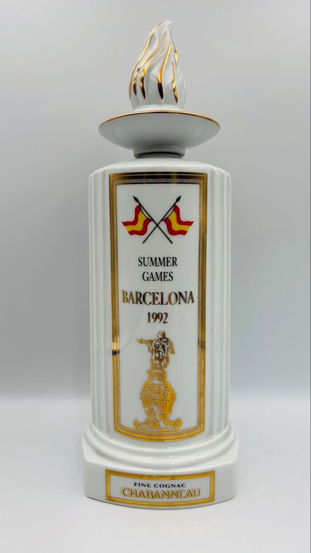 未開栓 1992年バルセロナ五輪 シャンパーニュ ファインコニャック 陶器ボトル
