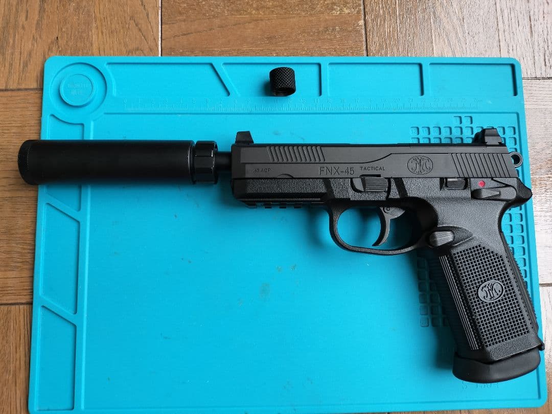 東京マルイ FNX-45 タクティカル ブラック 16mmサイレンサー付き