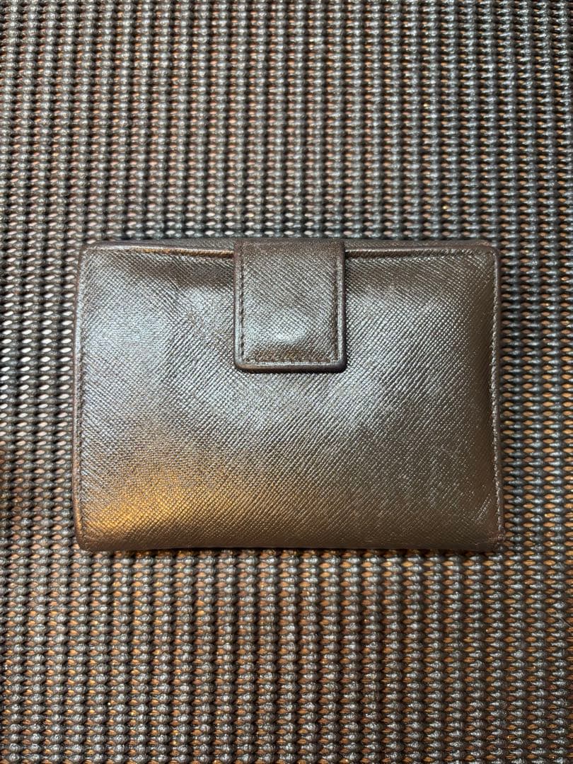 【レア】PRADA サフィアーノレザー 二つ折り財布