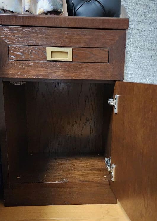 ① 木製 ナイトテーブル 特注 オーダー家具