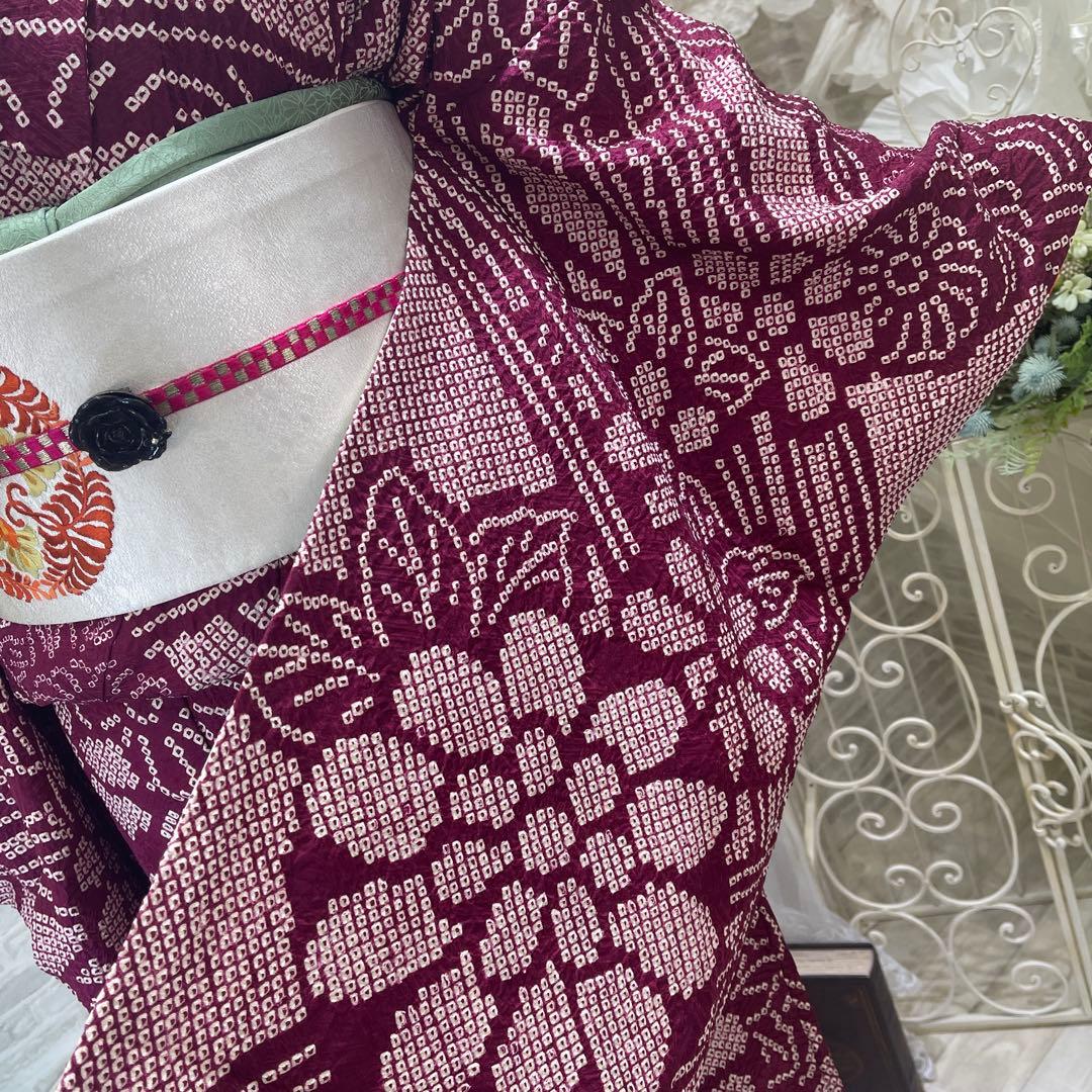 バターサンド大好き★絞り振袖★名古屋帯セット