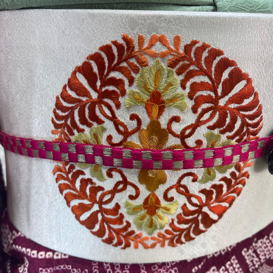 バターサンド大好き★絞り振袖★名古屋帯セット