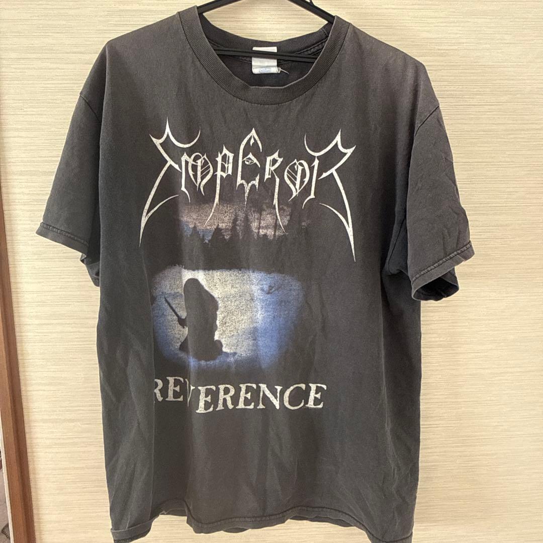 Emperor Tシャツ REVERENCE ダークグレー ビンテージ