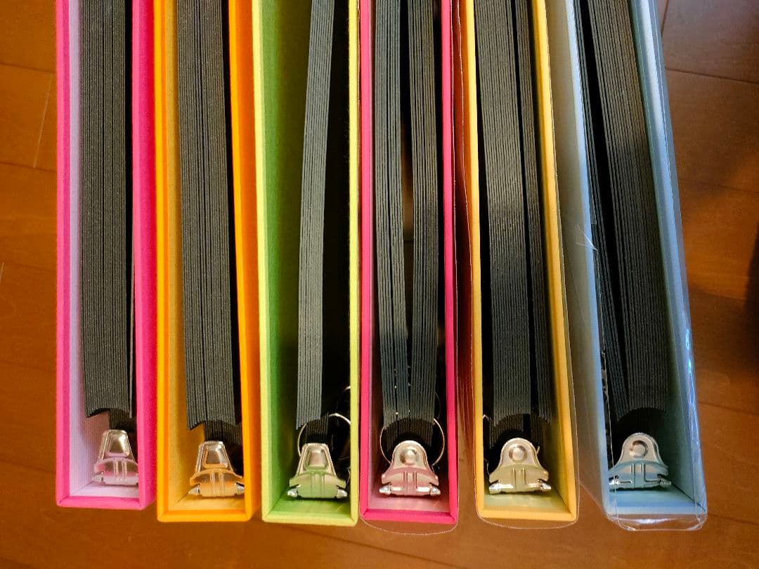 デルフォニックス　リングアルバム　Ｌサイズ　リフィル付き　6冊セット