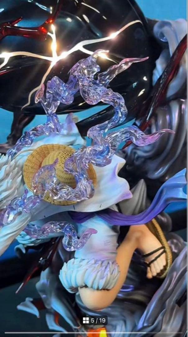 ワンピース ギア5 ニカ ルフィ【青】 ガレージキット フィギュア1/8