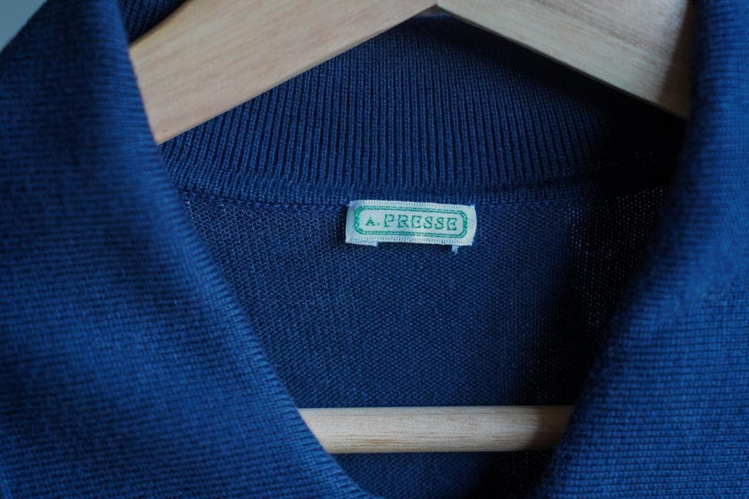 トップス A.PRESSE \"Polo Collar Cardigan\"