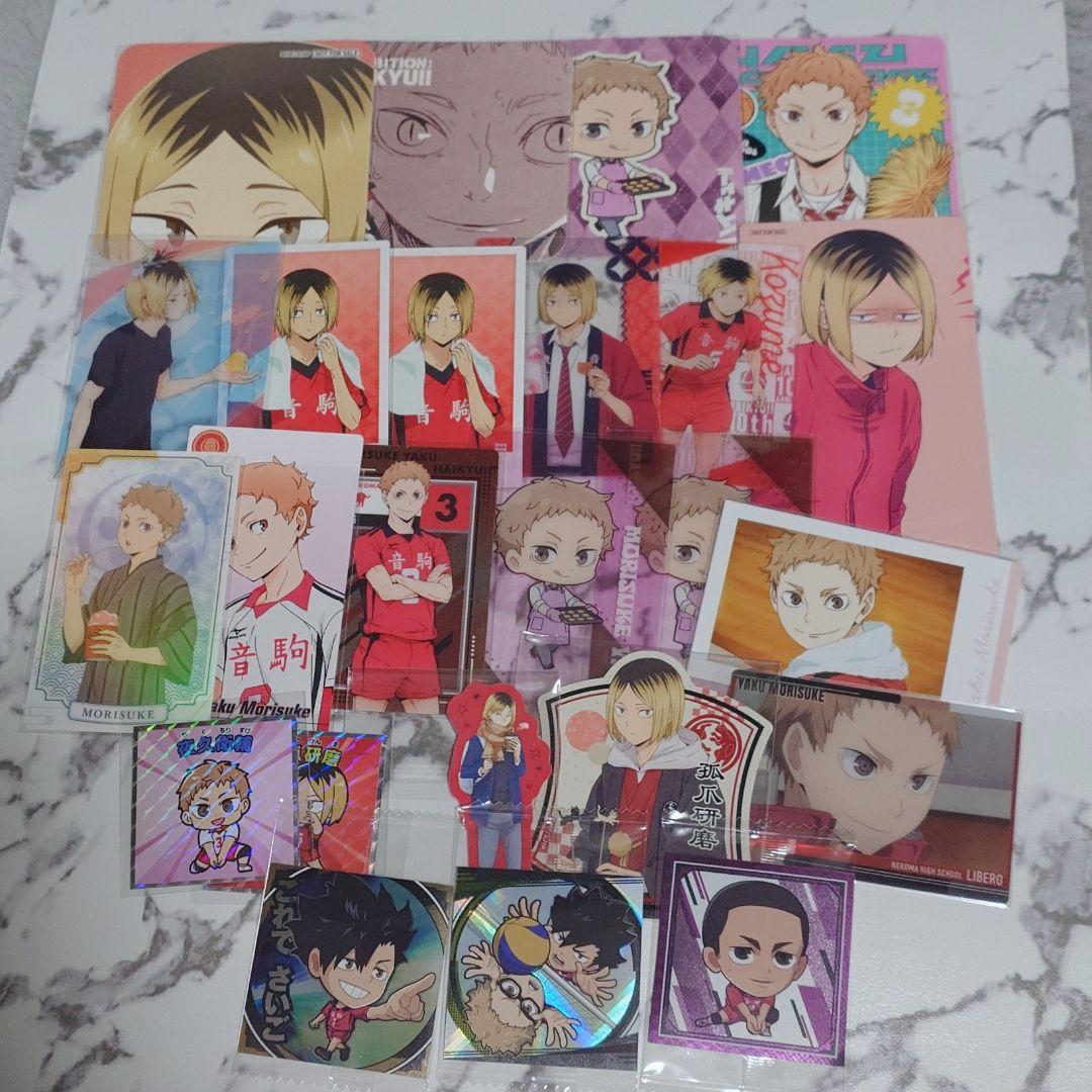 ハイキュー 音駒 高校 缶バッジ カード ラバスト