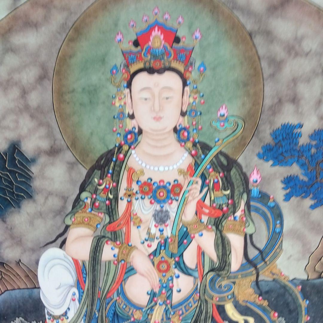 特大　聖観音菩薩　仏画