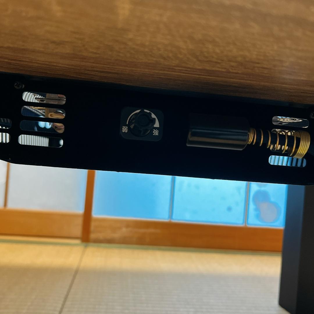 2021年製 ニトリ　木目調デザインのリビングこたつ(8060 VBR)　炬燵