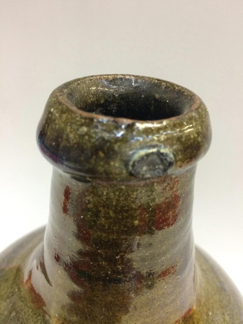 ★骨董一点もの！　美濃焼　口付徳利　江戸末~明治　◆ 29/5_9