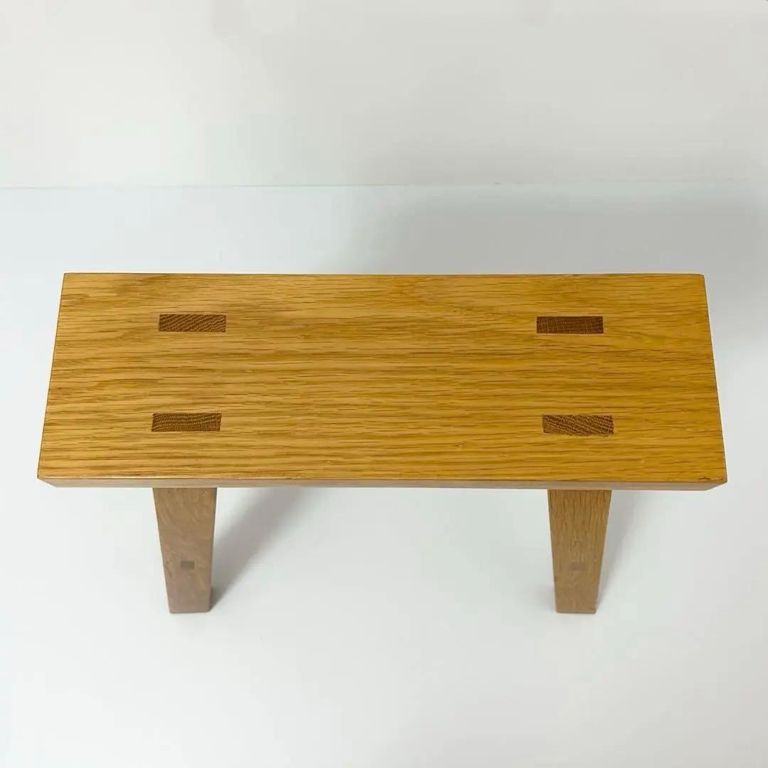 無印良品 MUJI ベンチ オーク材 小 廃盤品 スツール　②