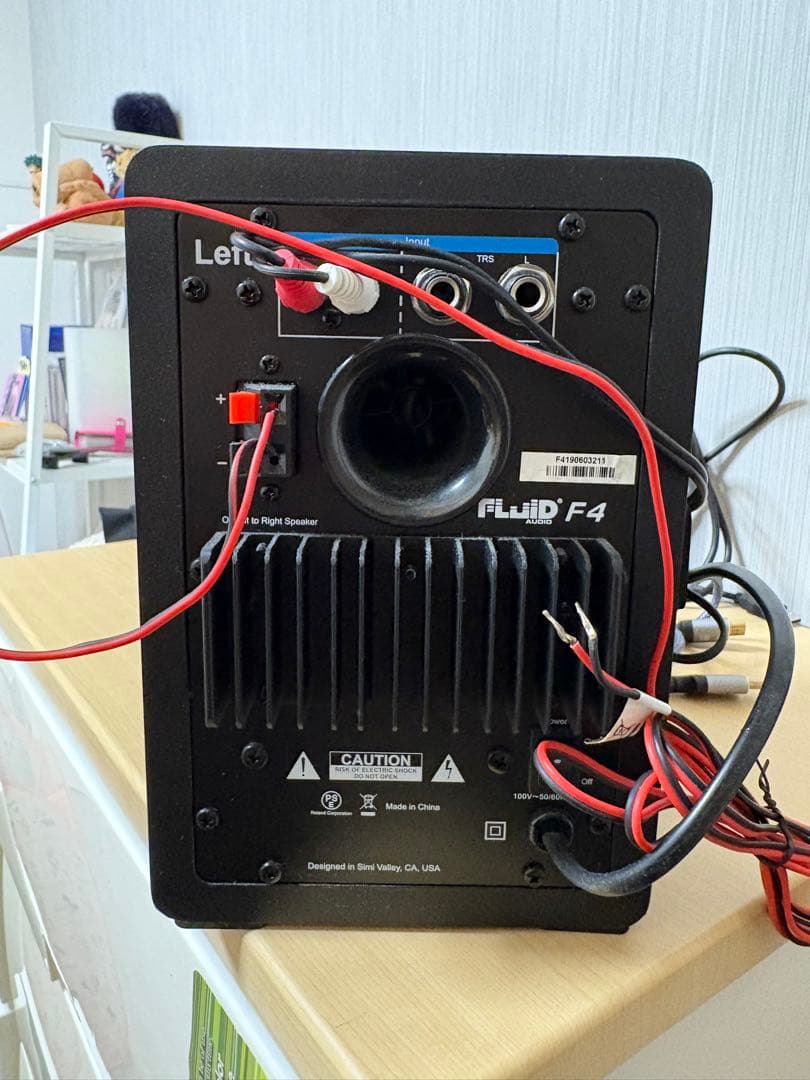 Fluid Audio F4W ブラック モニタースピーカー フルイドオーディオ