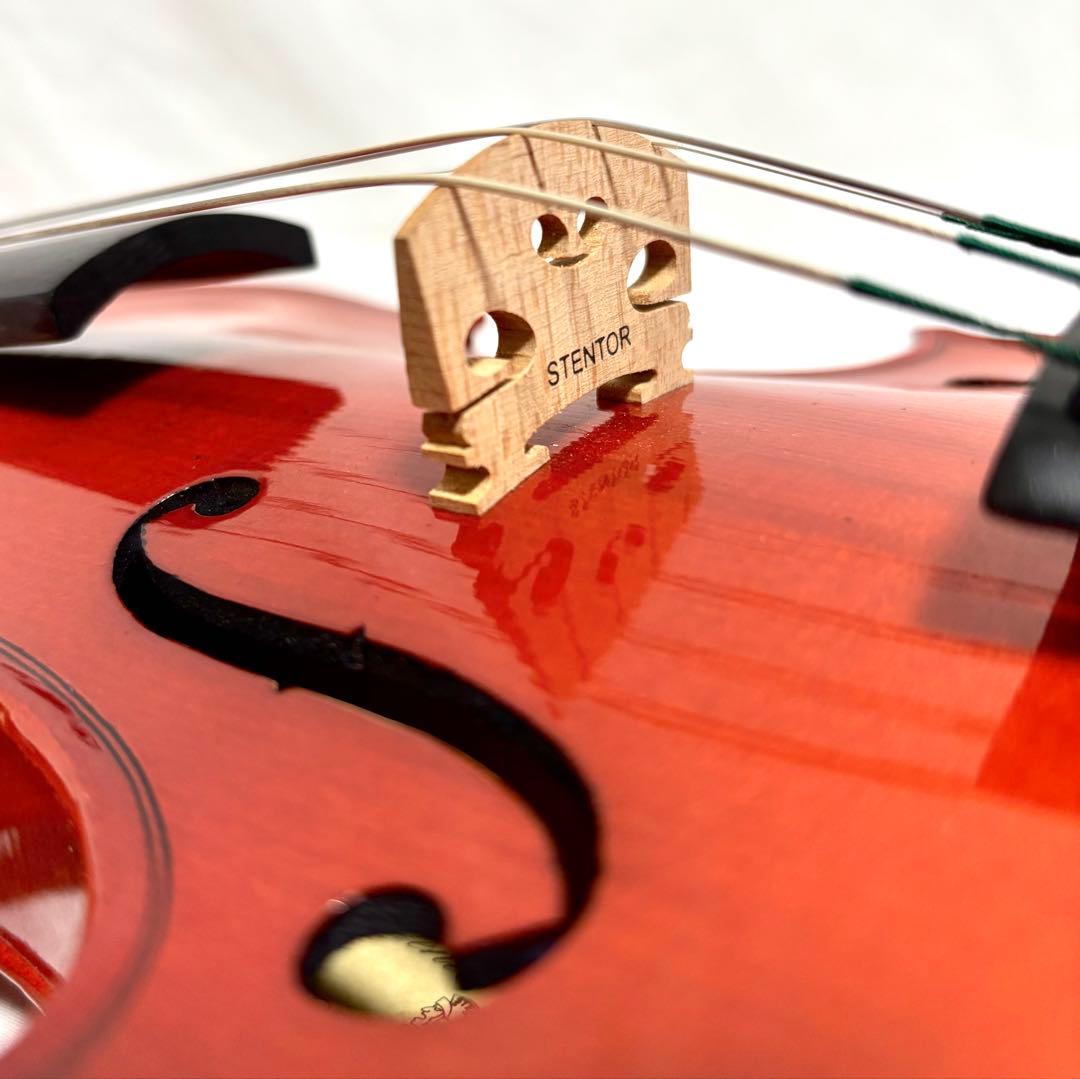 【新品弦張替済】STENTOR バイオリン Student Ⅱ 1/2サイズ