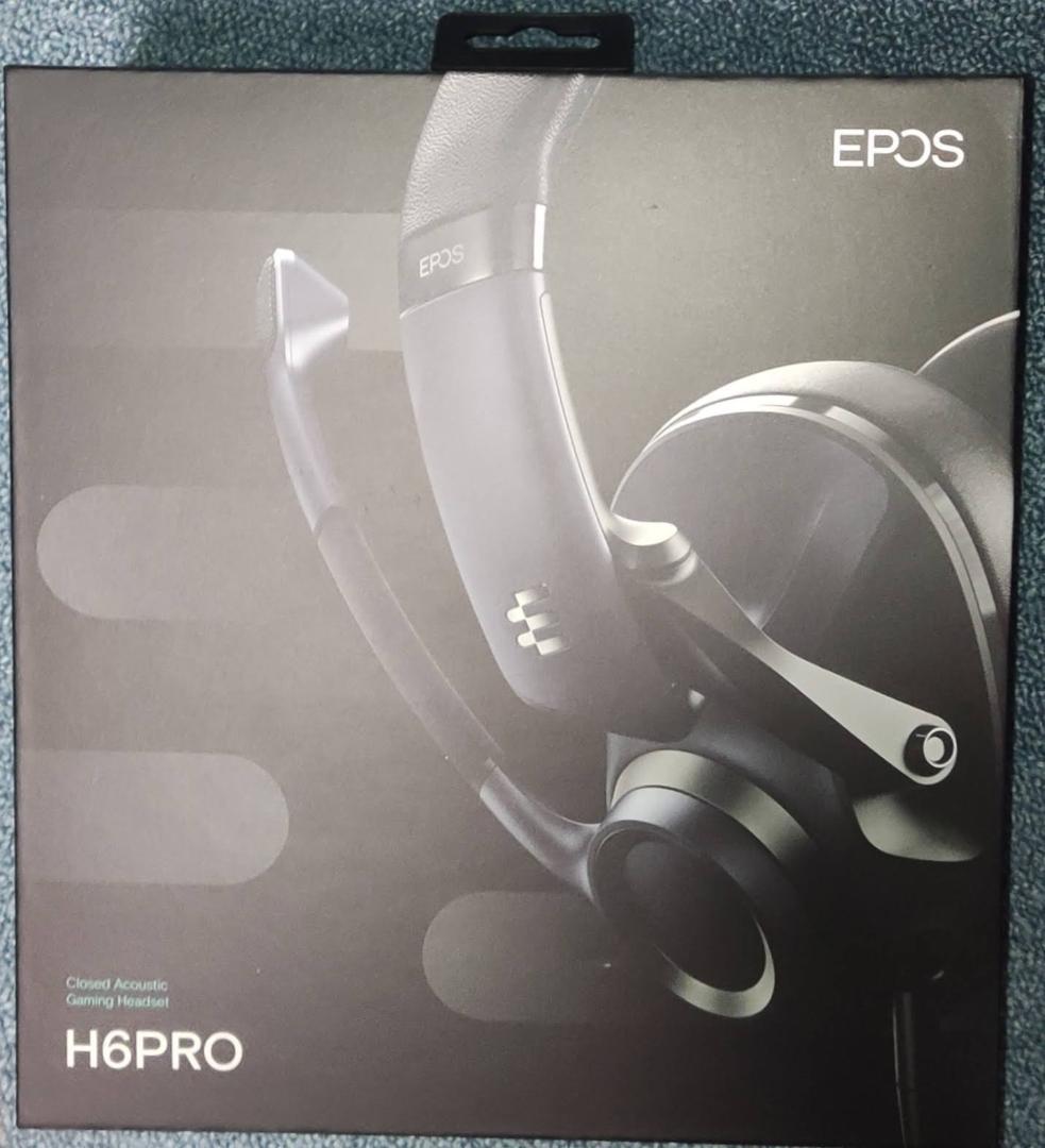 EPOS H6PRO 有線ヘッドセット ブラック　密閉型　ゲーミングヘッドセット