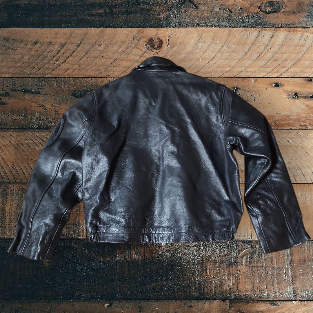 フランス軍 FRENCH BOMBER JACK 本革レザージャケット 短丈