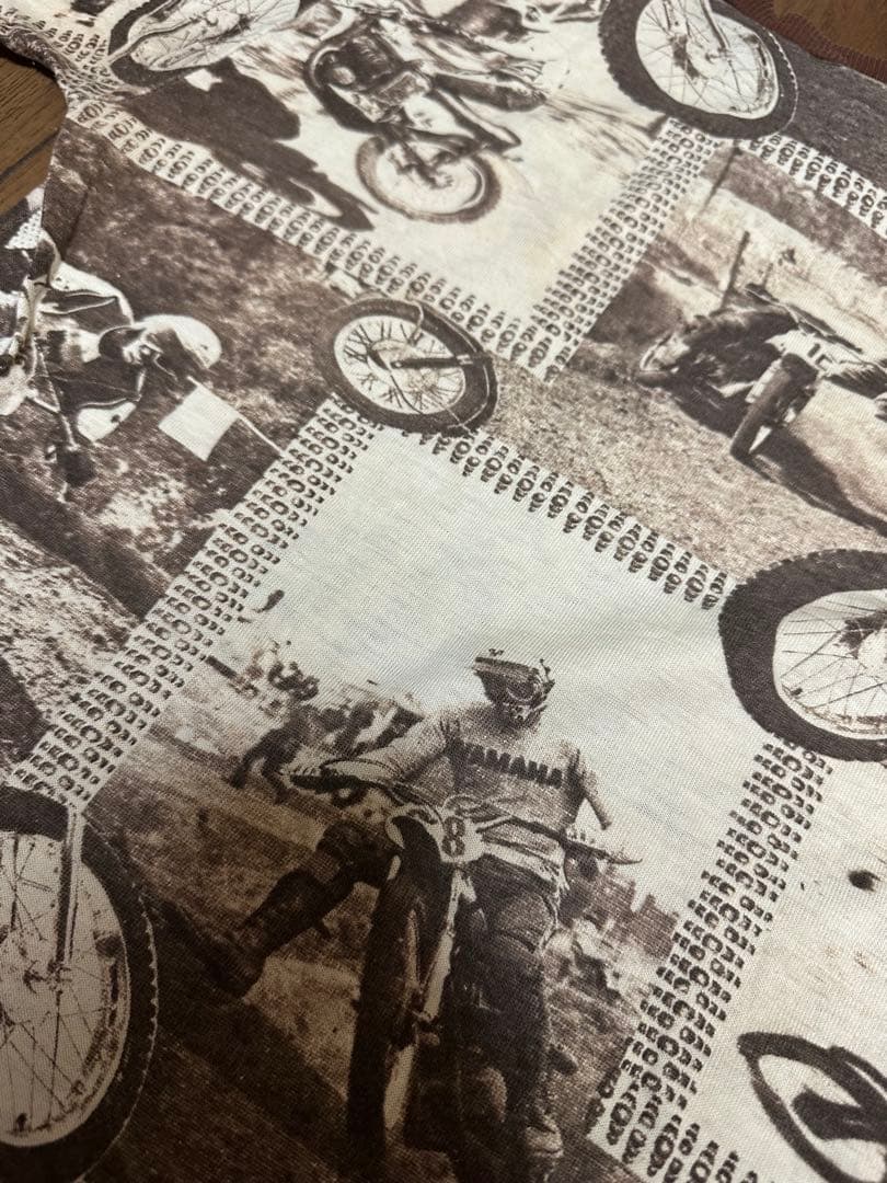 70’sモータサイクルtシャツ モトクロスtシャツ ヴィンテージ フォトプリント