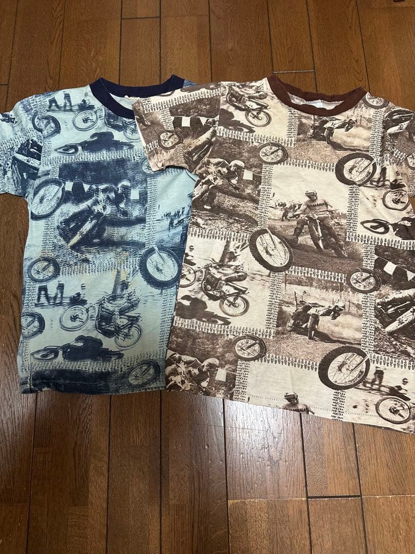 70’sモータサイクルtシャツ モトクロスtシャツ ヴィンテージ フォトプリント