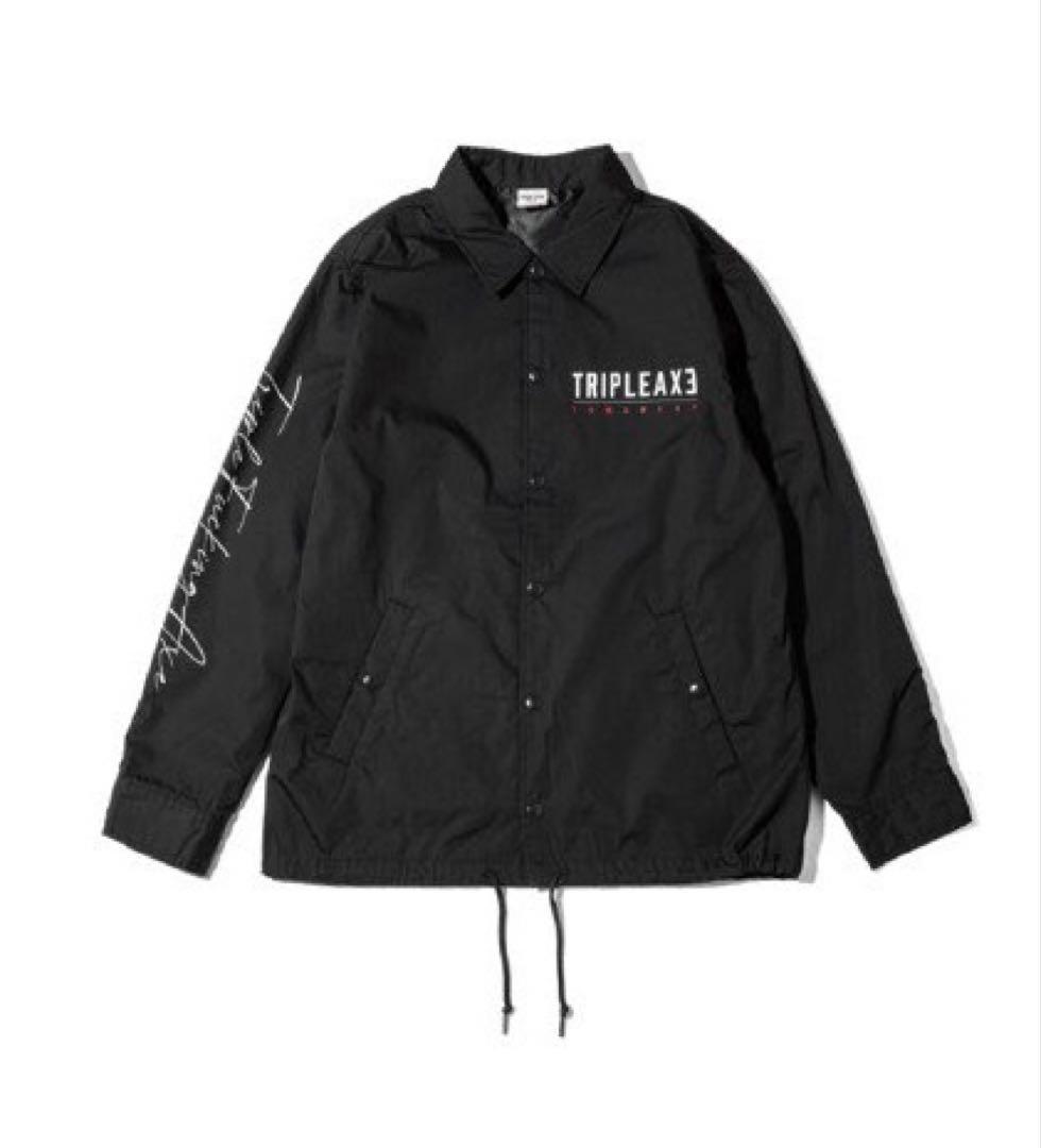 TRIPLEAXE ワークスタイルジャケット ブラック(L)