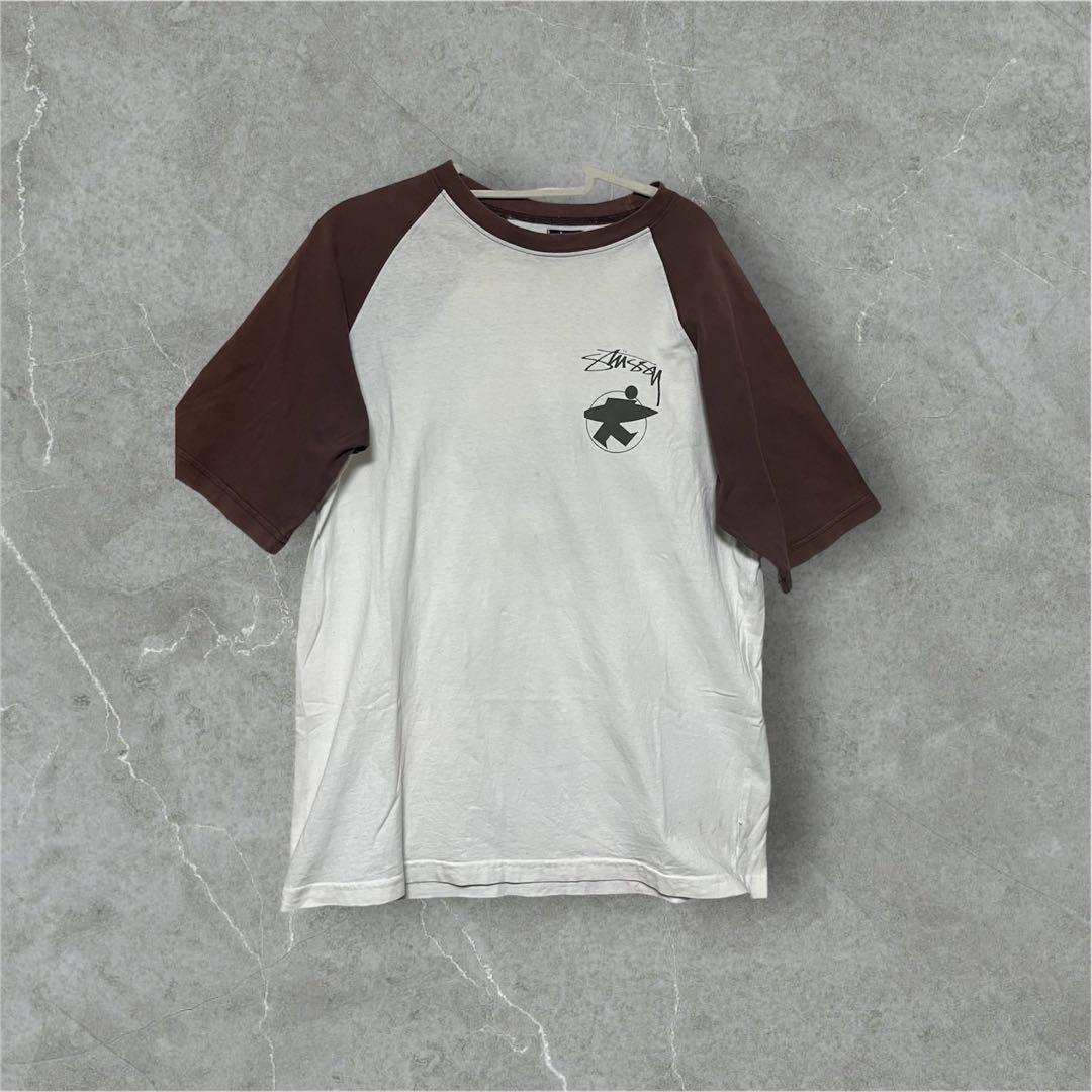 【超希少‼️】Old Stussy Tシャツ　サーフマン　USA製　90s 80s