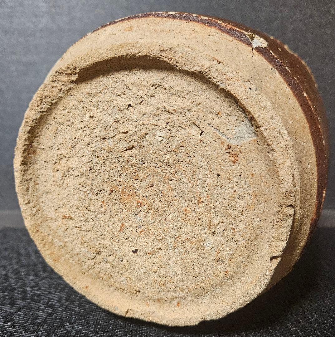 室町時代　古瀬戸　鉄釉　二重輪線文　鉢　甕　花入れ　古陶磁器　国分寺出土　六古窯