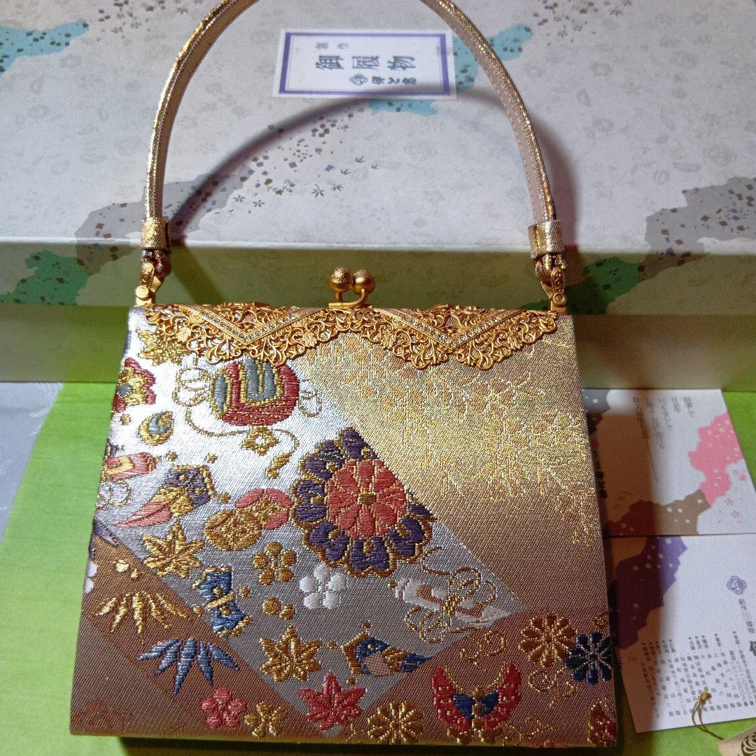 伊と忠　高級和装バッグ、草履セット　お値下