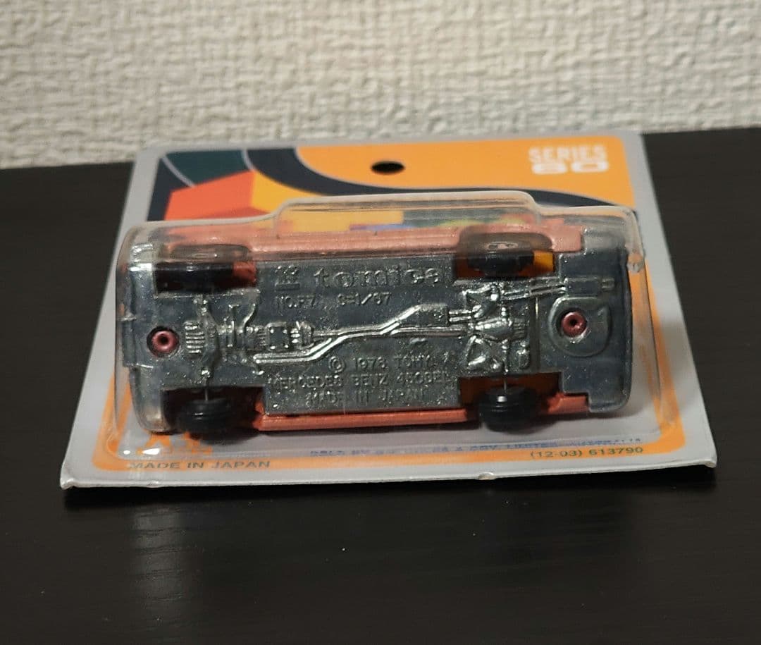 未開封　TOMICA　トミカ　ベンツ450SEL　ワインメタ色