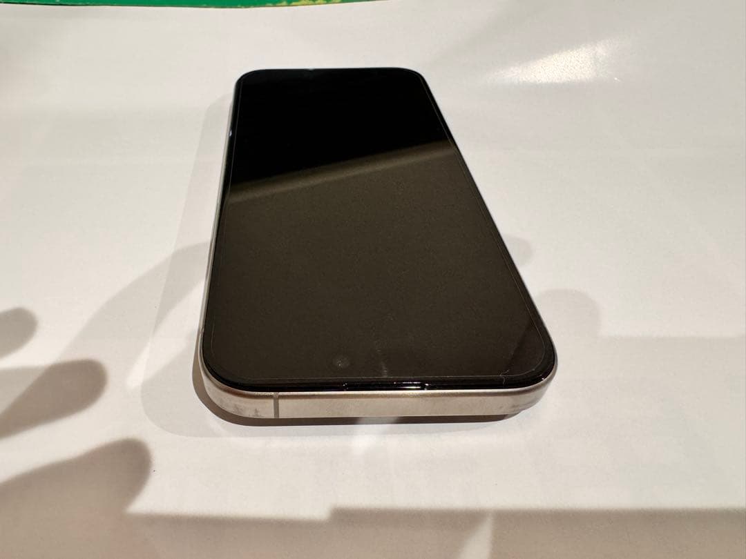 【値下げ中】『美品』iPhone 15 Pro ナチュラルチタニウム 128GB