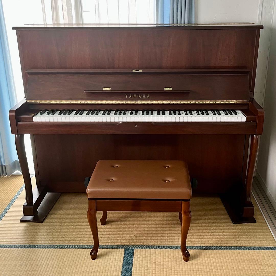【最終】YAMAHA アップライトピアノ W110BW 猫脚 ウォルナット 美品