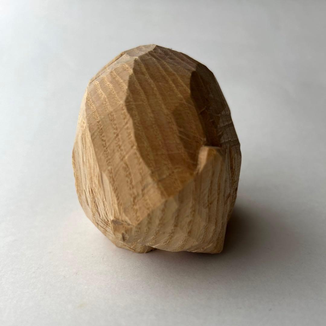 高野夕輝 木彫り熊 彫刻 木彫り 抽象熊