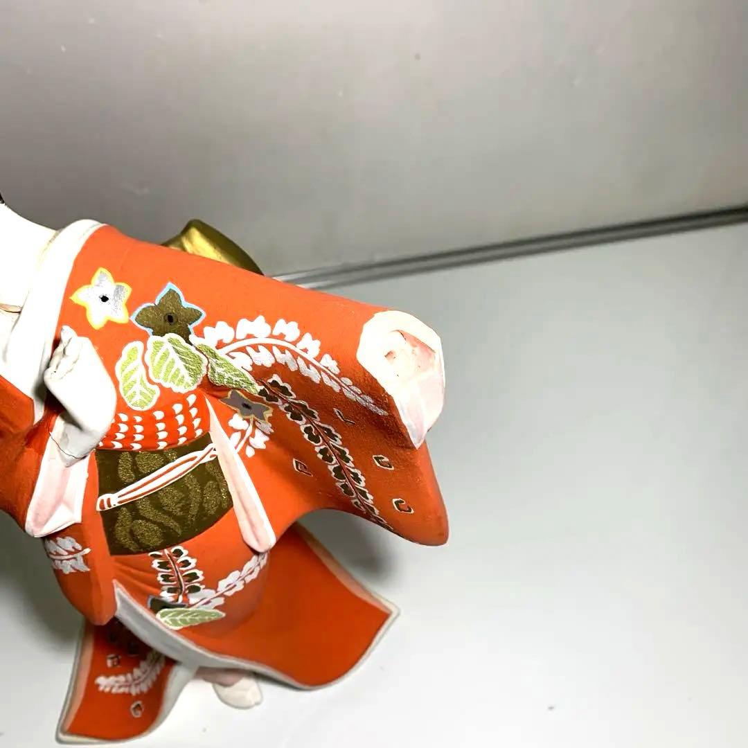 藤献上【博多人形】美人物　　　　　　（立姿）中古