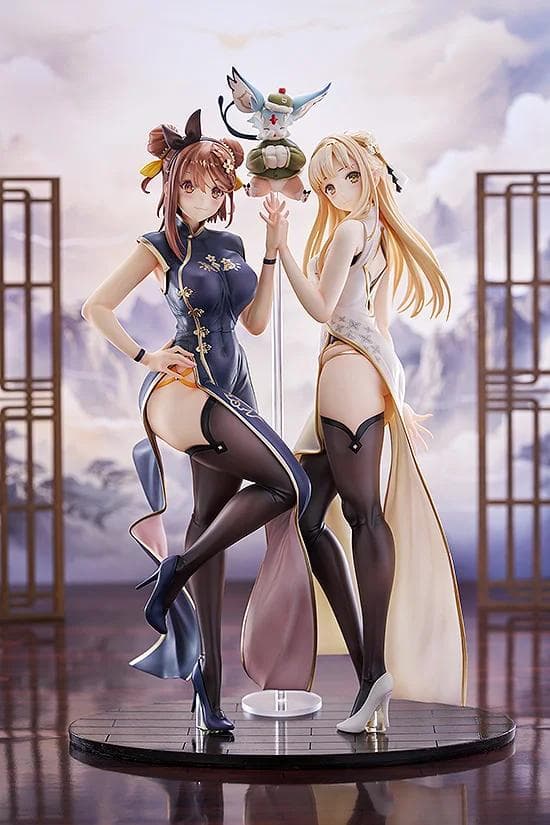 新品未開封　ライザのアトリエ　ライザ＆クラウディア　チャイナドレス　フィギュア