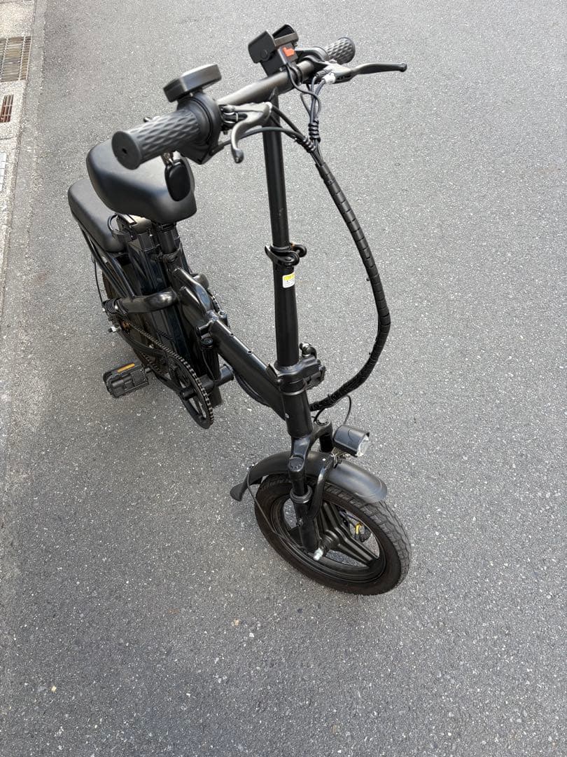 折りたたみ式電動アシスト自転車 ブラック
