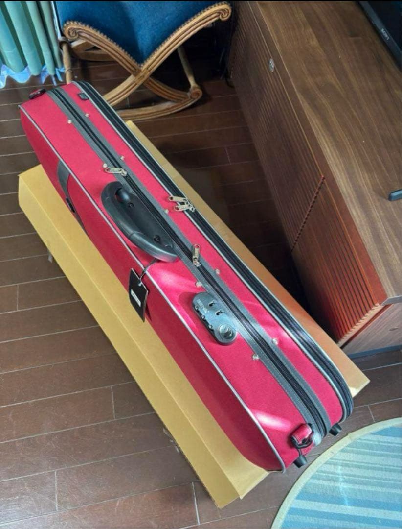 PM900新品軽量 高品質バイオリンケーススウィート赤黑紺　値引き相談￼可