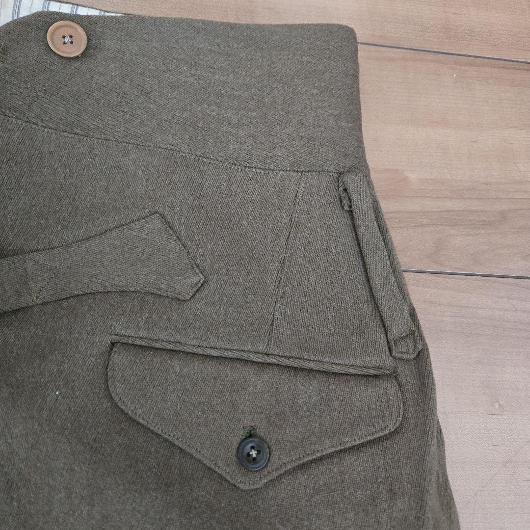 極美品　第二次大戦頃実物　日本陸軍将校乗馬ズボン(短袴)A