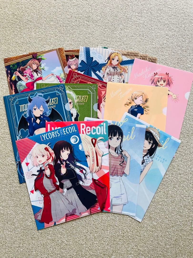 限定キャラクターグッズクリアファイルまとめ売り