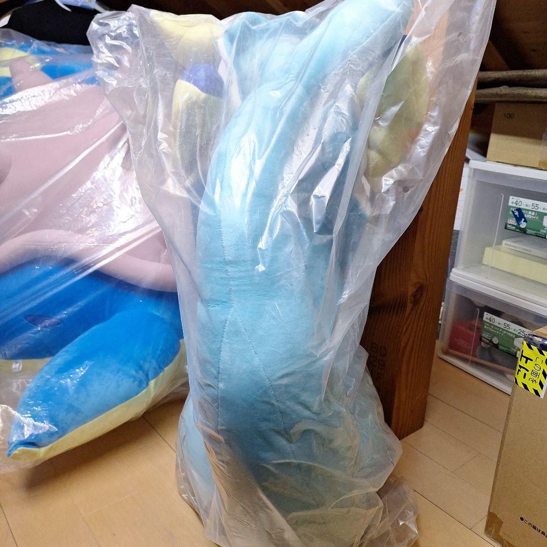 オマケ付き　ポケモンセンター　シャワーズ　等身大　ぬいぐるみ　おすわり